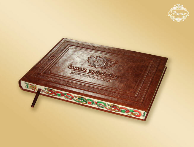 Księga pamiątkowa w skórzanej oprawie, kronika na zamówienie