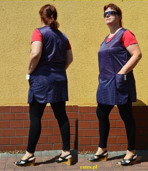 Fartuchy stylonowe zakładane przez głowę. Rates Producent