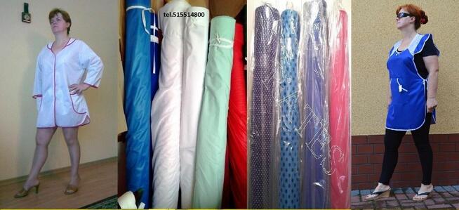 Fartuchy stylonowe zakładane przez głowę. Rates Producent