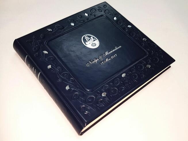 Księga pamiątkowa w skórzanej oprawie, kronika na zamówienie