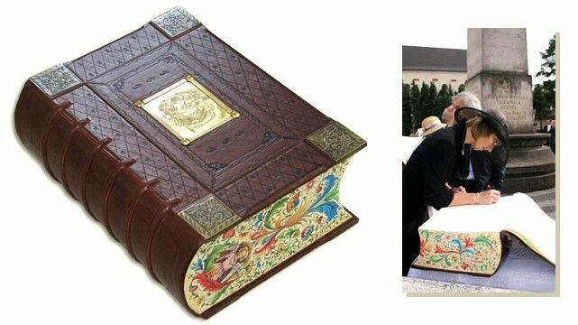 Księga pamiątkowa w skórzanej oprawie, kronika na zamówienie