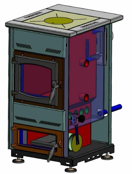 Kuchnia węglowa c.o. - kocioł c.o. Temy ES-10