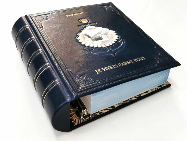 Księga pamiątkowa w skórzanej oprawie, kronika na zamówienie