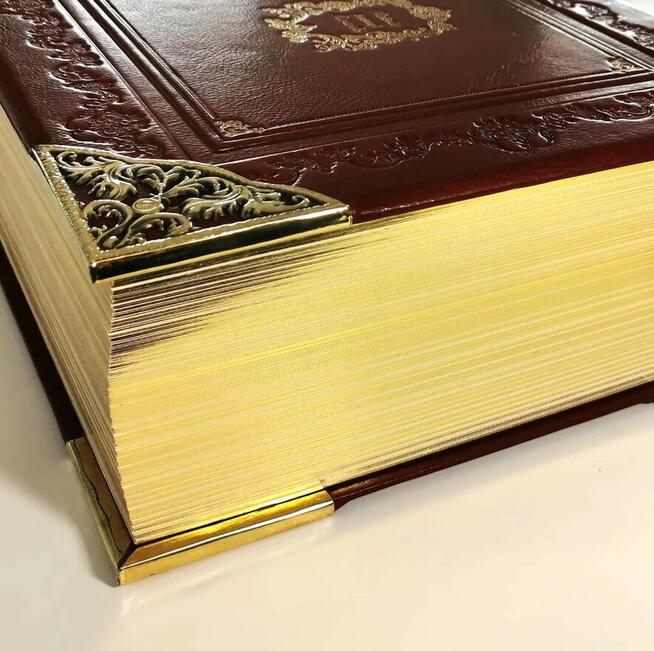 Księga pamiątkowa w skórzanej oprawie, kronika na zamówienie