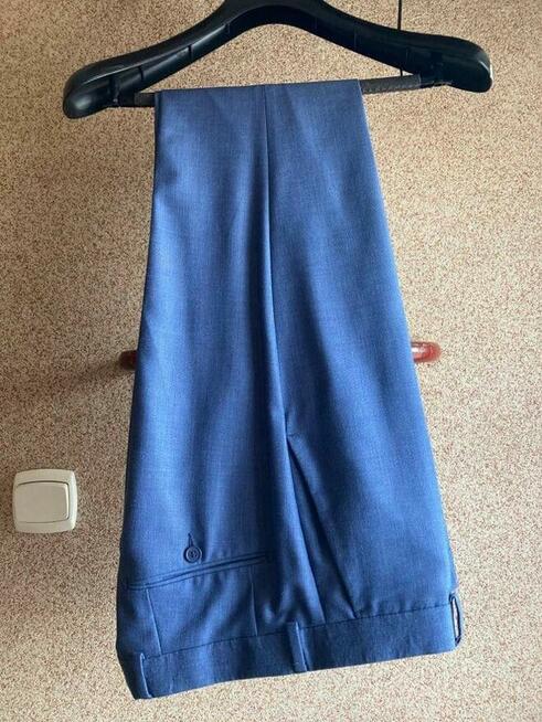 Garnitur Kazzo, niebieski, slim