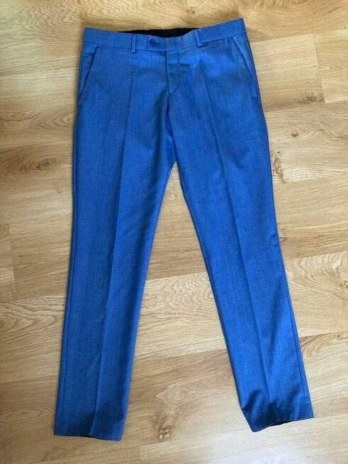 Garnitur Kazzo, niebieski, slim