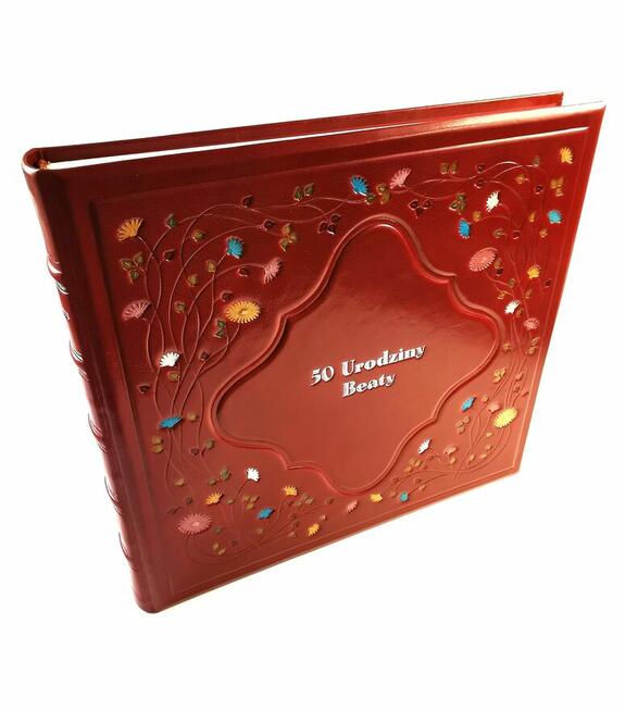 Skórzany album na zdjęcia, album ślubny, komunijny; albumy.