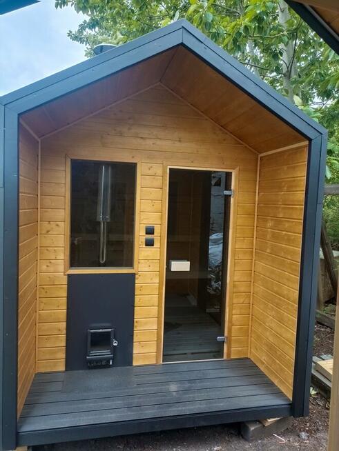 Domek Wakacyjny Drewniany Altan Sauna Drewutnia Room4Gardenn