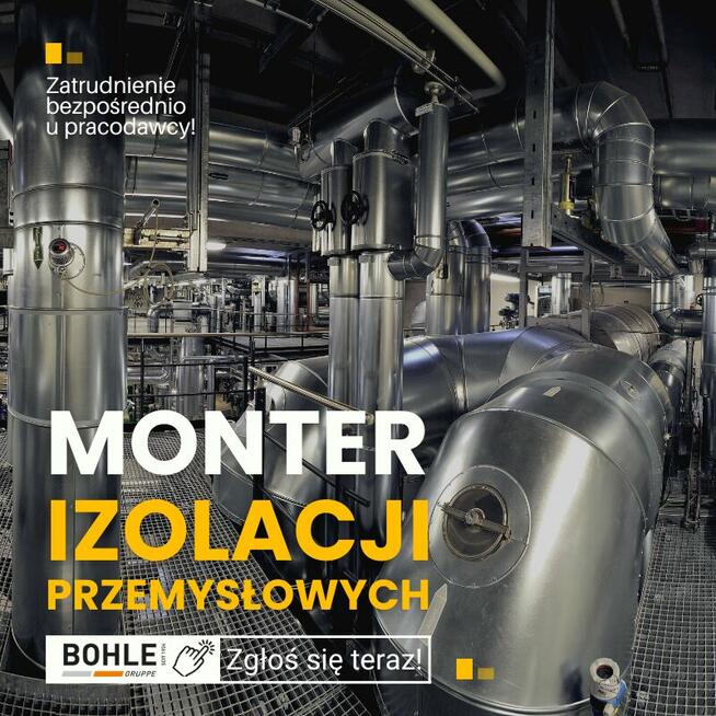 Monter izolacji przemysłowych - demontaż - Niemcy od 02.07