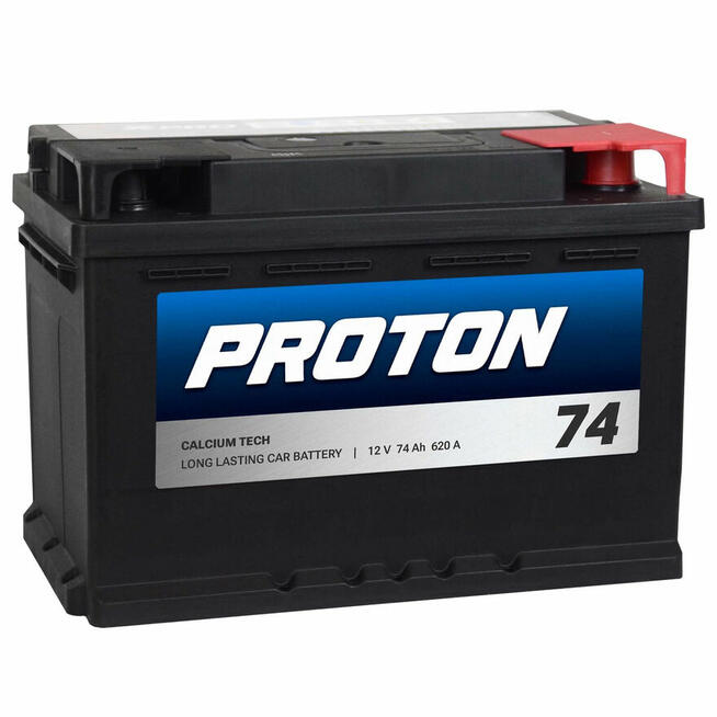 Akumulator PROTON 74Ah 620A EN PRAWY PLUS niski wysoki