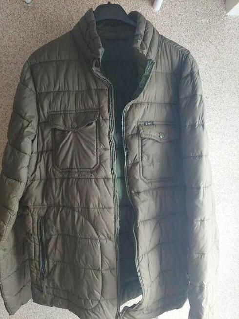 Kurtka męska Lee, kolor zielony, khaki, rozmiar M