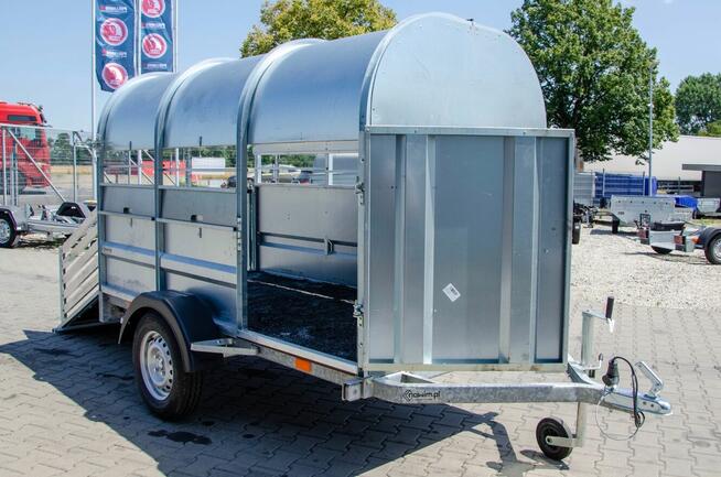 Przyczepa do przewozu żywych zwierząt kóz cieląt świń owiec