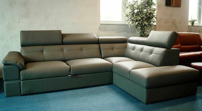 Nowoczesny Narożnik skórzany Dante duży wybór kolorów