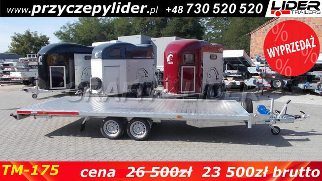 TM-175 WYPRZEDAŻ przyczepa 511x215cm, Carplatform 5121/2S