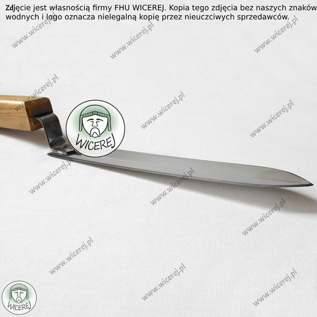 Nóż do Odsklepiania Nierdzewny z Profilowanym Ostrzem 20cm h