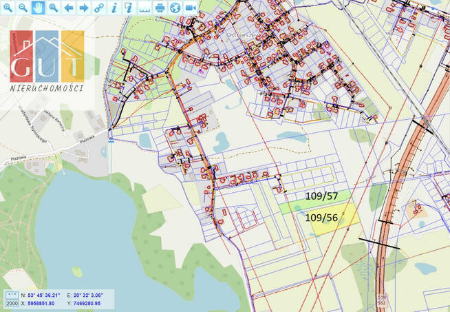 Działka inwestycyjna Szczęsne gm. Purda