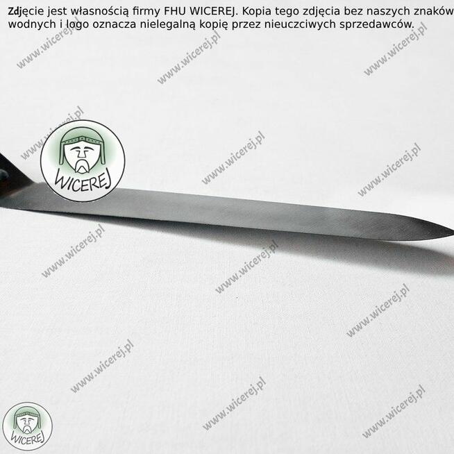 Nierdzewny Nóż do Odsklepiania Trapezowe Ostrze 18cm Stal Ha