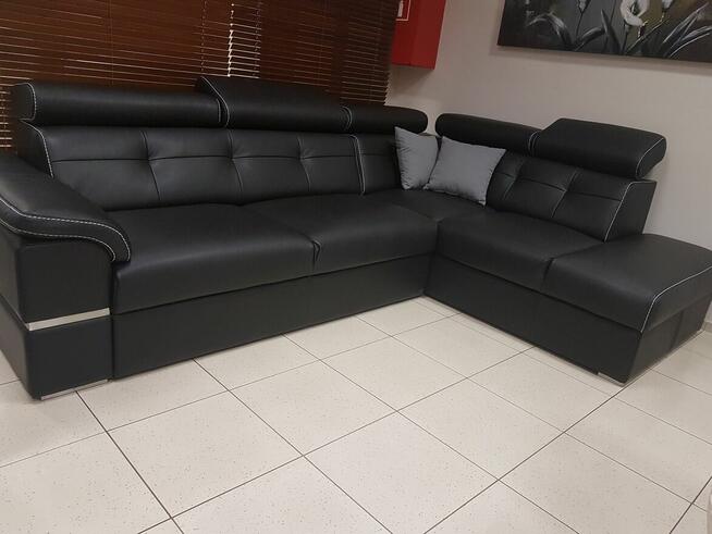 Nowoczesny Narożnik skórzany Dante duży wybór kolorów