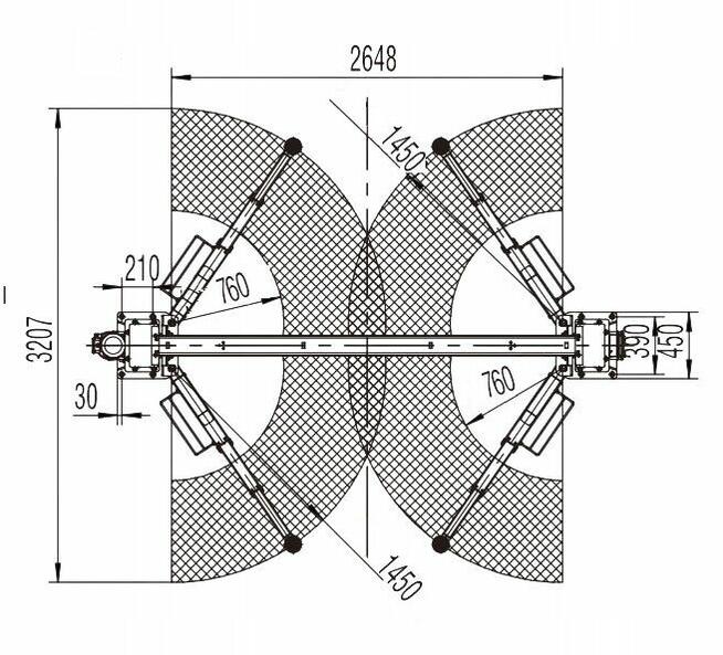 Podnośnik dwukolumnowy samochodowy PODWYŻSZANY 4T 4,9M