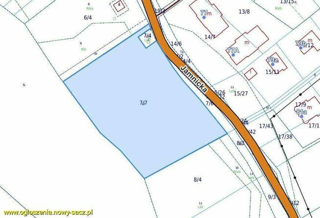 Sprzedam dużą działkę z potencjałem inwestycyjnym 0.6489 ha