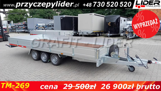 TM-269 WYPRZEDAŻ przyczepa 507x211x30cm, Carplatform 5121/3