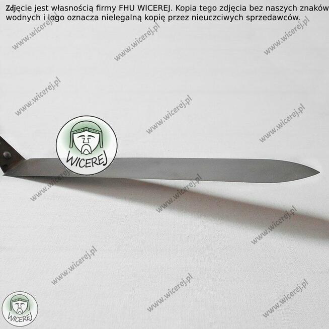 Nierdzewny Nóż do Odsklepiania z Trapezowym Ostrzem 20,5cm H