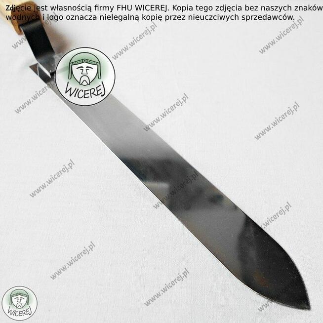 Nóż do Odsklepiania Prosty Nierdzewny 25cm stal hartowana od