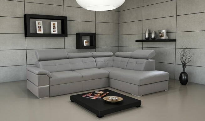 Nowoczesny Narożnik skórzany Dante duży wybór kolorów