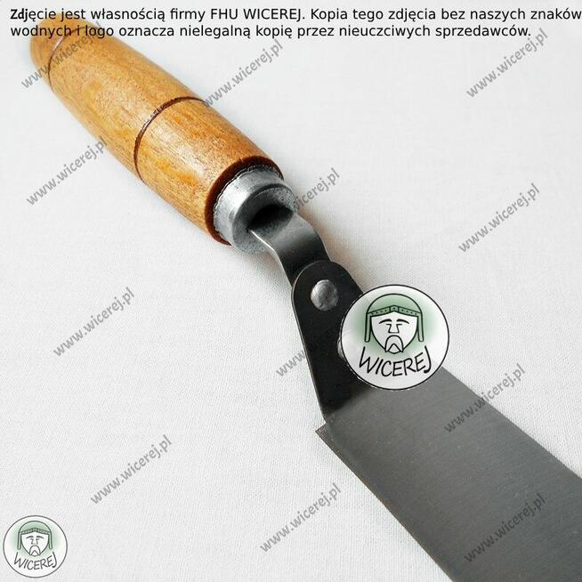 Nierdzewny Nóż do Odsklepiania z Trapezowym Ostrzem 20,5cm H