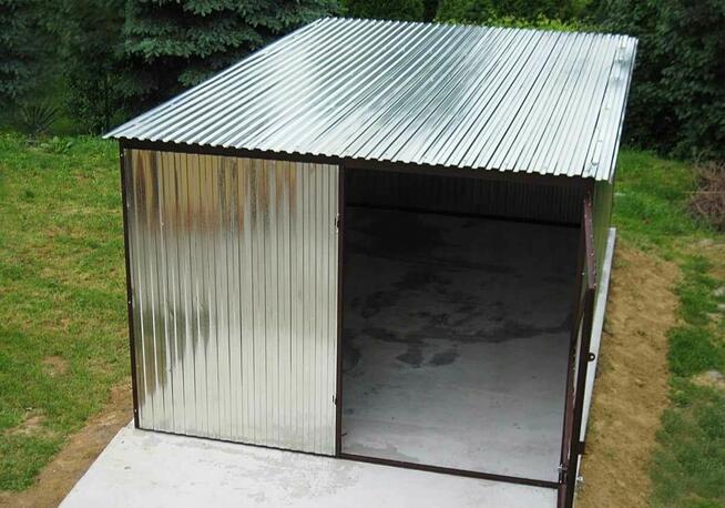 Blaszak, garaż ocynkowany, garaże blaszane