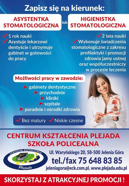 Kurs Higienistki Stomatologicznej w JG - luty 2026