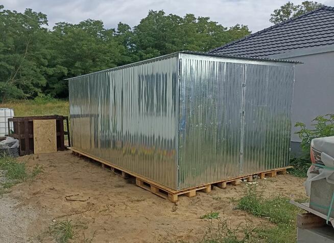 Blaszak, garaż ocynkowany, garaże blaszane