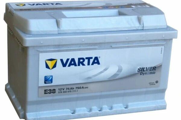 Akumulator 74Ah 750A EN VARTA Silver Dynamic E38