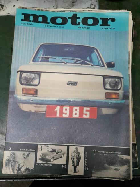 Czasopismo Motor Zeszyty z 1985 Roku