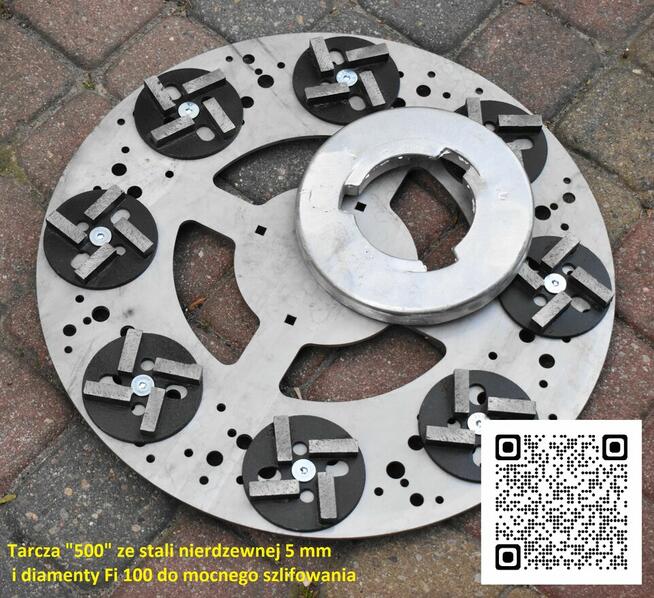 Diamenty do szlifowania twardych betonów i kamienia