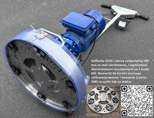 Diamenty do szlifowania twardych betonów i kamienia