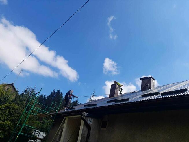 MALOWANIE DACHÓW, CZYSZCZENIE ELEWACJI I DACHÓW