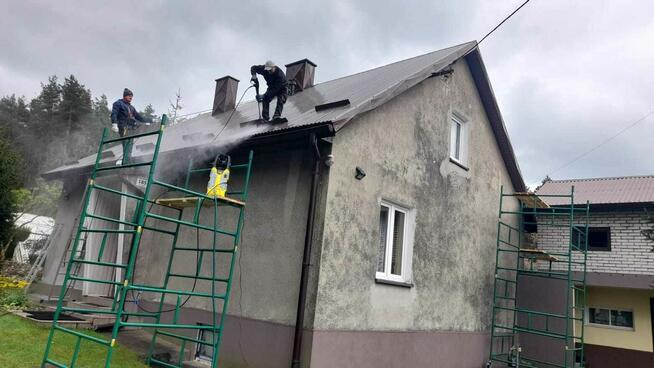 MALOWANIE DACHÓW, CZYSZCZENIE ELEWACJI I DACHÓW
