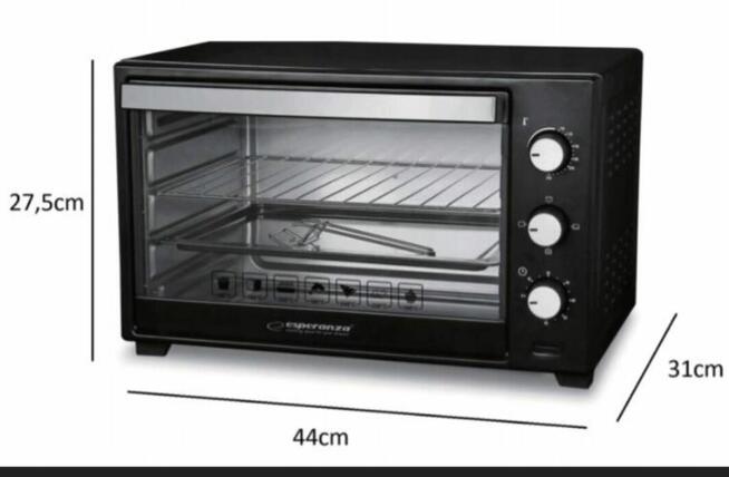 Mini piekarnik BECKEN BMO4136 20 l srebrny/szary