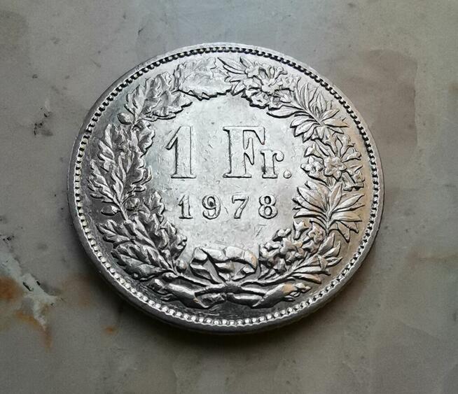 Moneta 1 frank, Szwajcaria