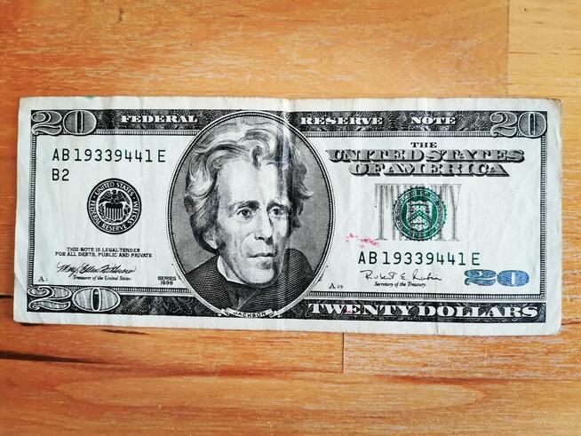 Banknot 20 USD, seria 1996