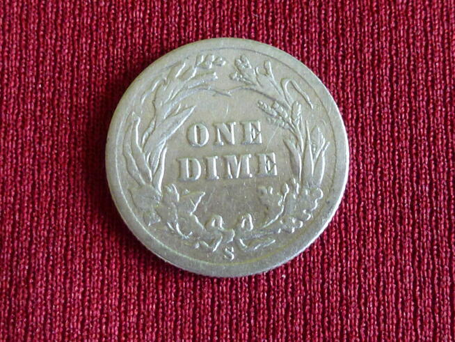 Moneta One Dime z 1906 r - Barber - mennica San Francisco