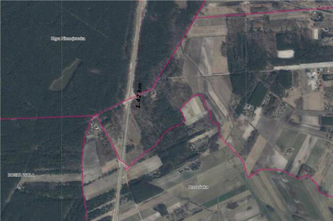 DZIAŁKA REKREACYJNA BRZOZÓWKA K/WARKI