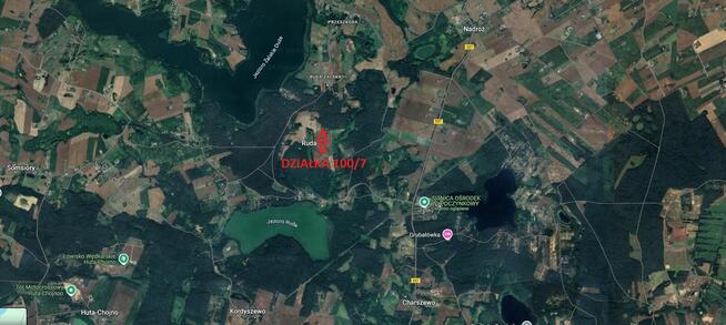 Działka nad jeziorem Żalkim Dużym