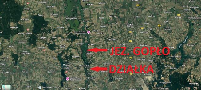 Działka rekreacyjna nad jeziorem Gopło 1,6ha