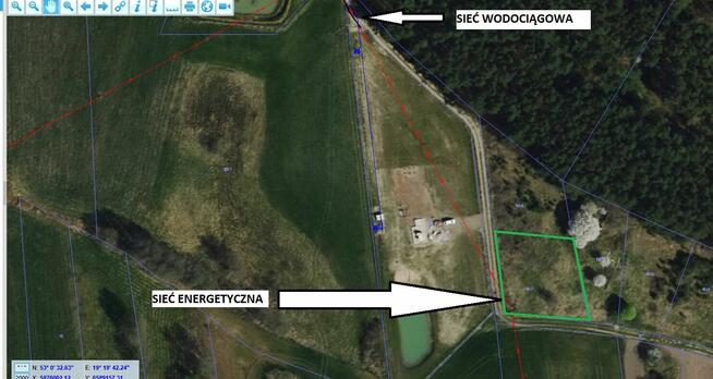 Działka nad jeziorem Żalkim Dużym