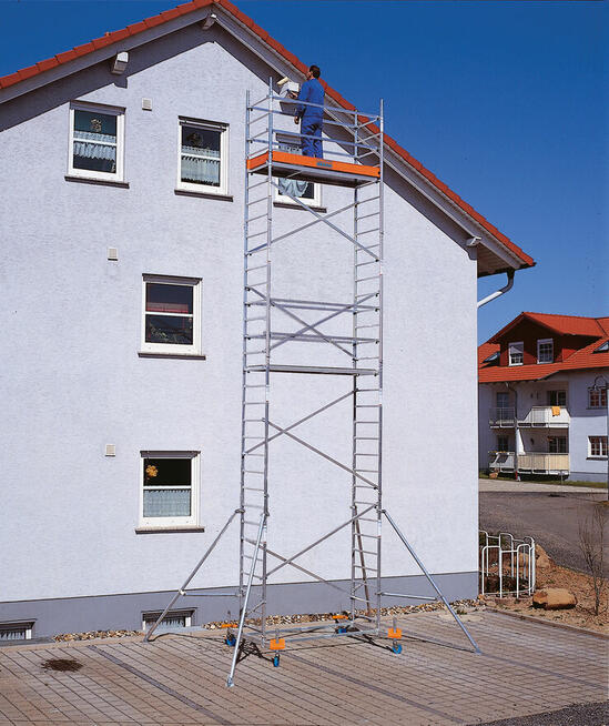 Wynajem - rusztowania jezdne KRAUSE , wys. rob do 14.4m