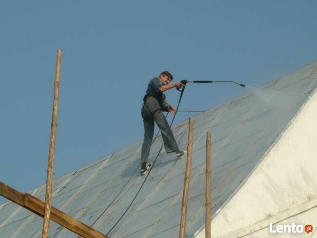 Malowanie dachów elewacji mycie elewacji dachów krostki bruk