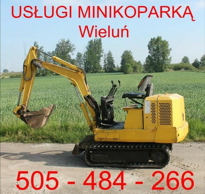 Usługi minikoparką Wieluń
