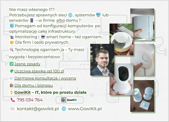 Usługi IT dla domu i dla firm